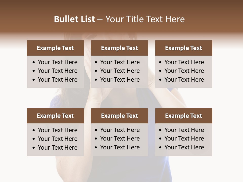 Ask Gesturing Expression PowerPoint Template