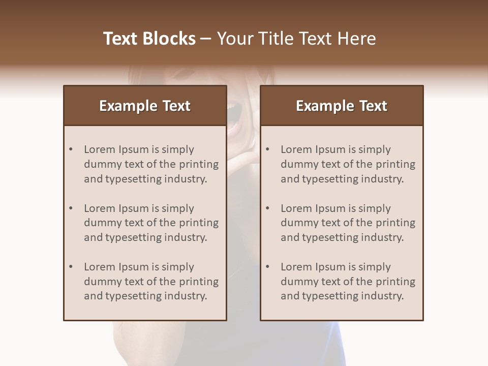 Ask Gesturing Expression PowerPoint Template