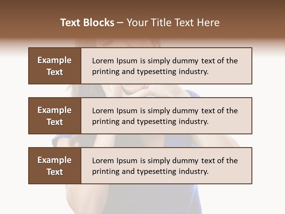 Ask Gesturing Expression PowerPoint Template