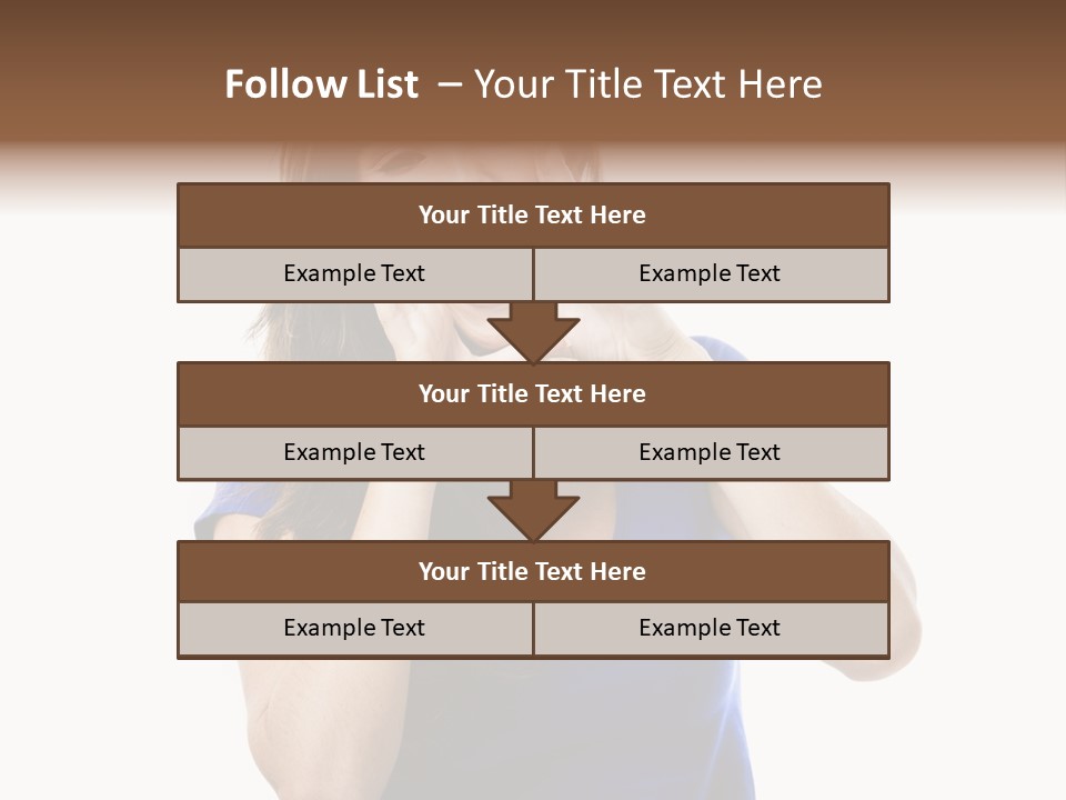 Ask Gesturing Expression PowerPoint Template