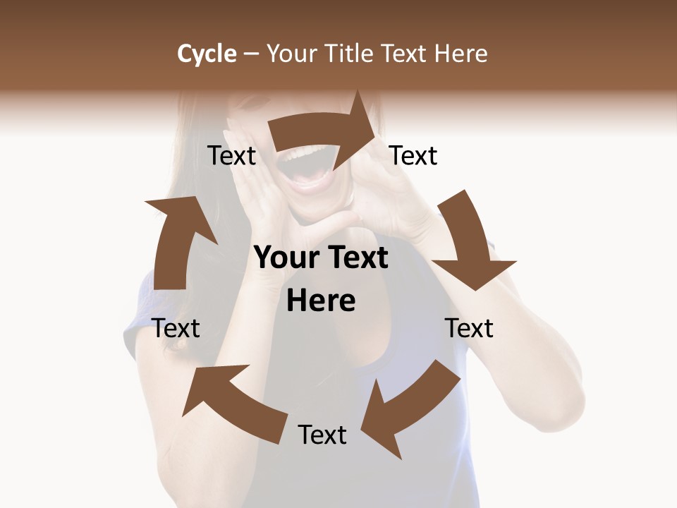 Ask Gesturing Expression PowerPoint Template