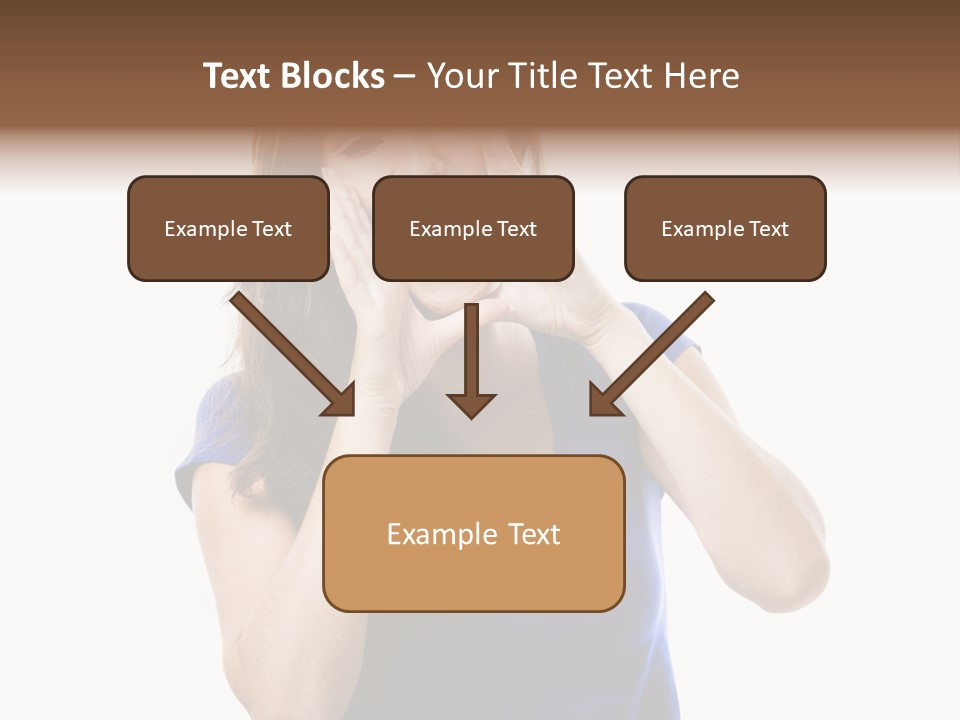 Ask Gesturing Expression PowerPoint Template