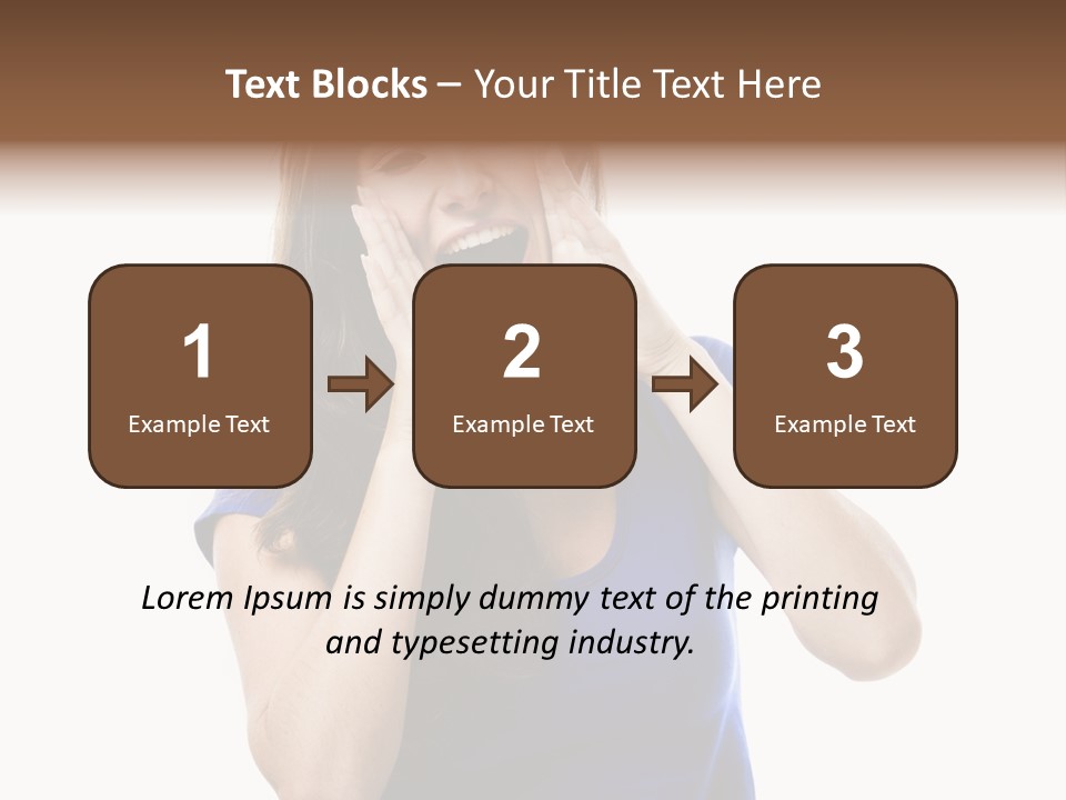 Ask Gesturing Expression PowerPoint Template