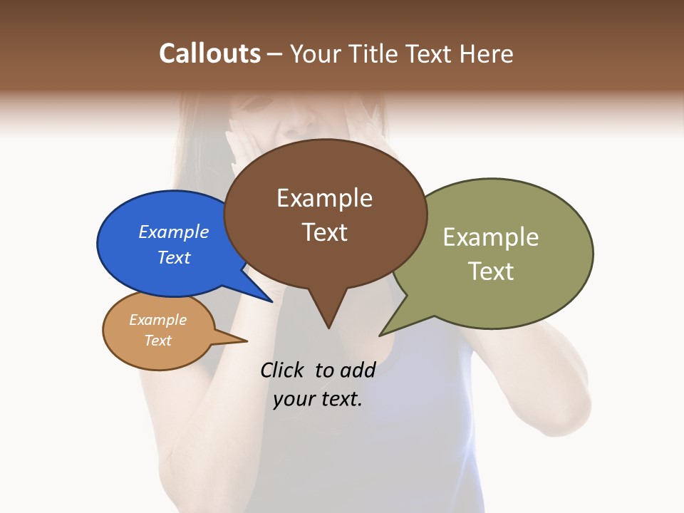 Ask Gesturing Expression PowerPoint Template