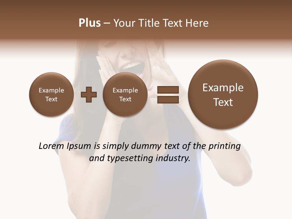 Ask Gesturing Expression PowerPoint Template