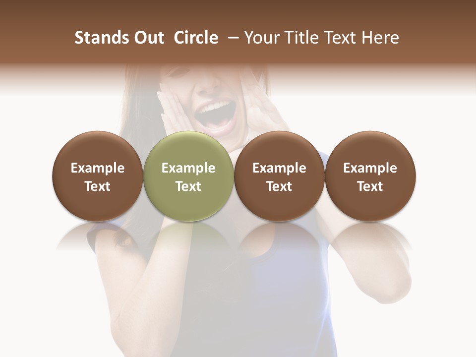 Ask Gesturing Expression PowerPoint Template