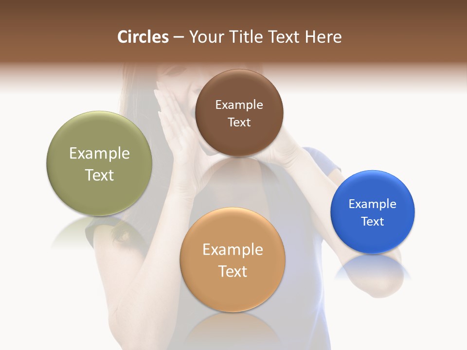 Ask Gesturing Expression PowerPoint Template