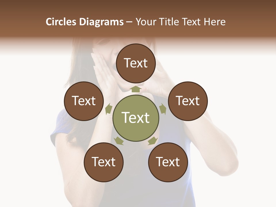 Ask Gesturing Expression PowerPoint Template