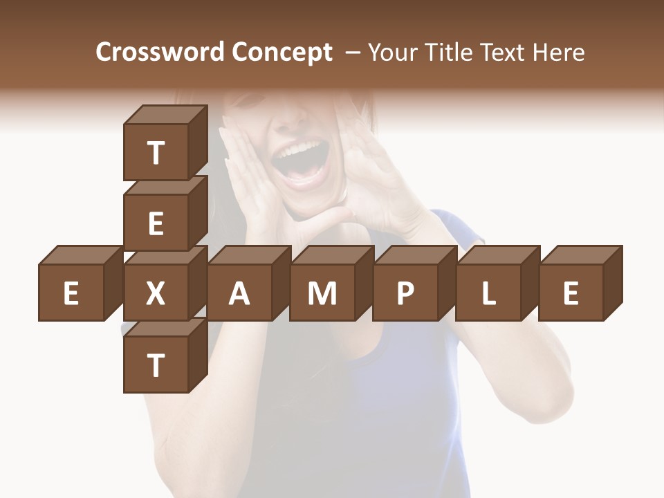 Ask Gesturing Expression PowerPoint Template