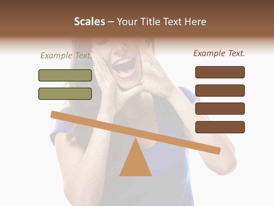 Ask Gesturing Expression PowerPoint Template
