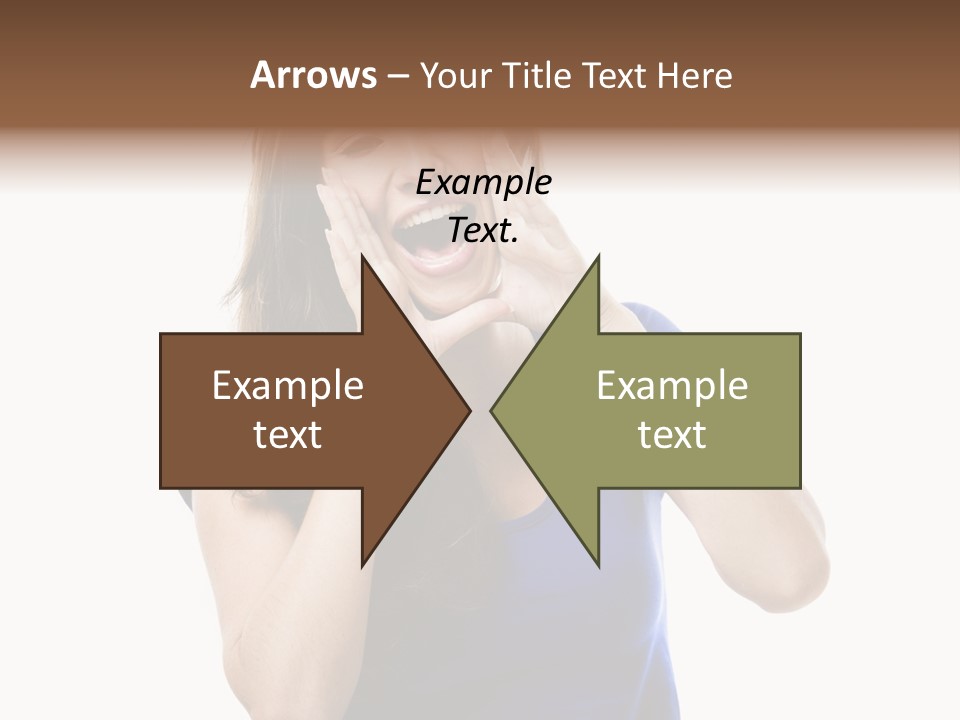 Ask Gesturing Expression PowerPoint Template