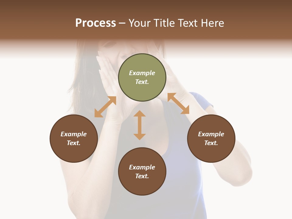 Ask Gesturing Expression PowerPoint Template