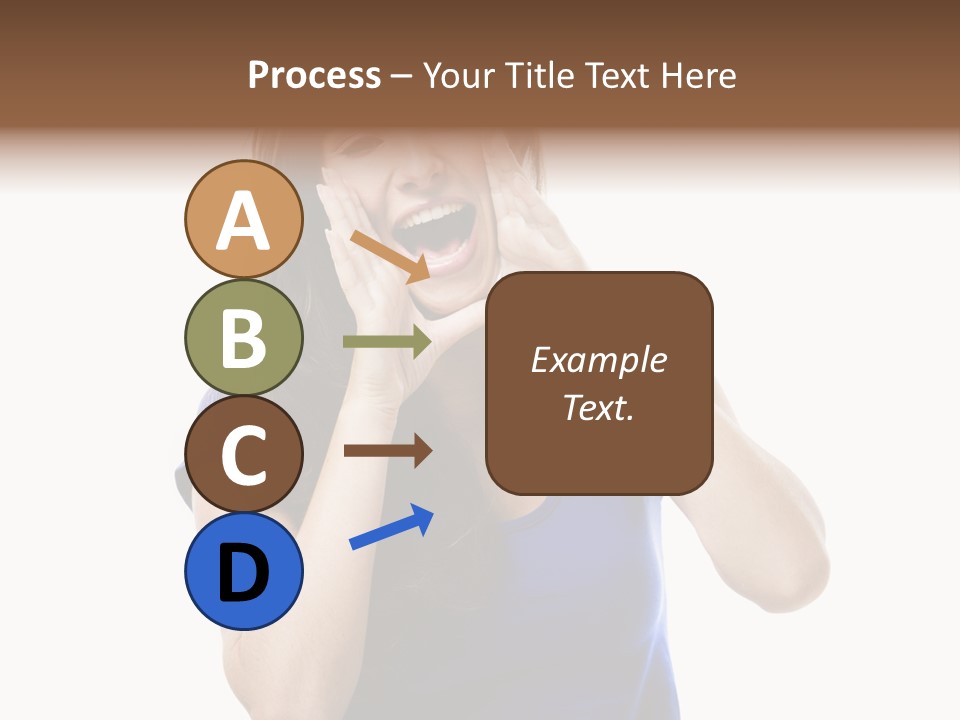 Ask Gesturing Expression PowerPoint Template