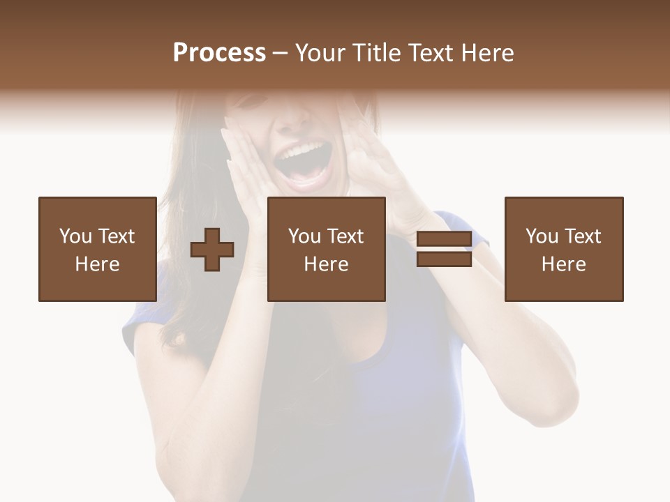 Ask Gesturing Expression PowerPoint Template