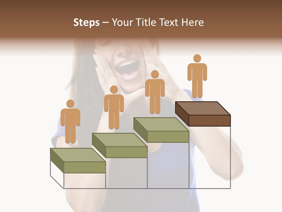 Ask Gesturing Expression PowerPoint Template