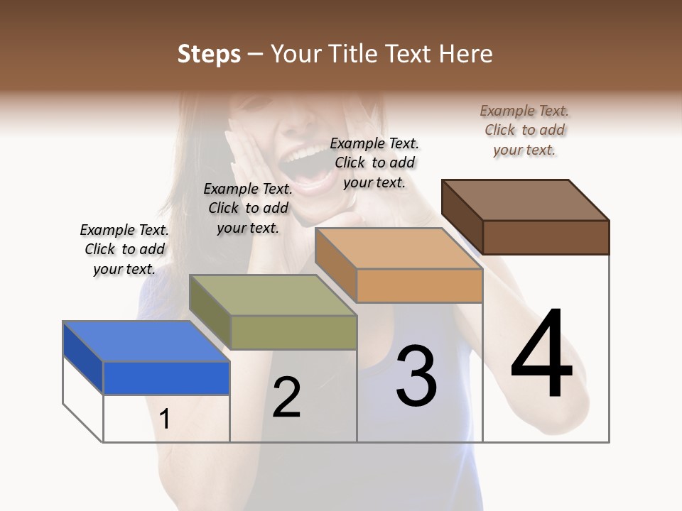 Ask Gesturing Expression PowerPoint Template