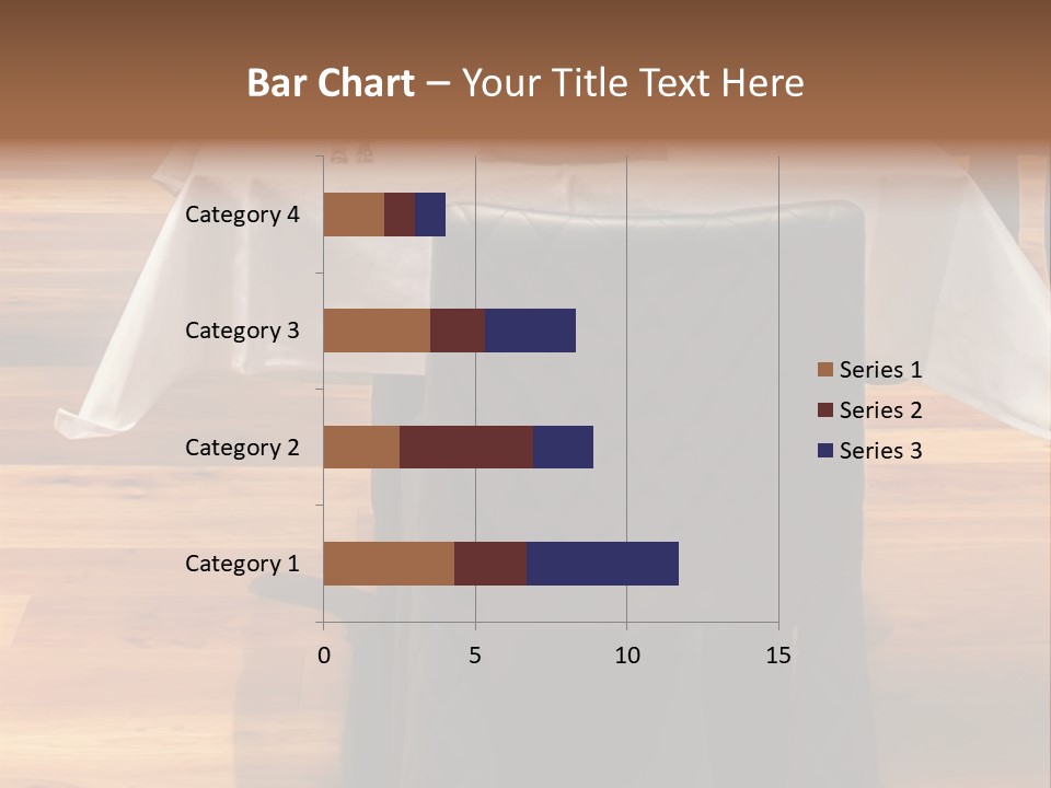 A Table With A White Table Cloth And Black Chairs PowerPoint Template