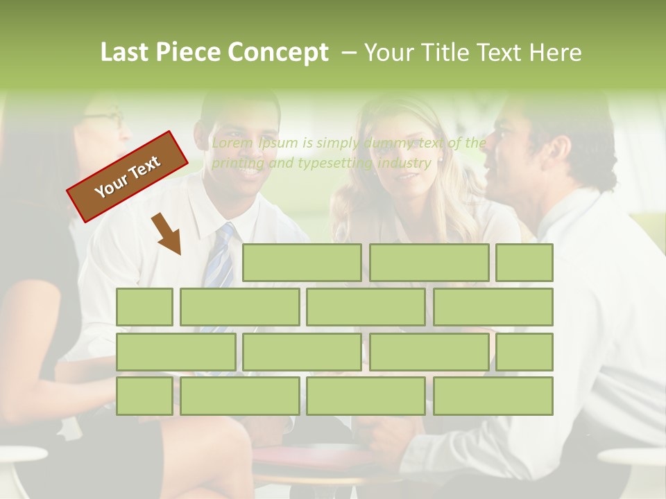 Horizontal Discussion Women PowerPoint Template