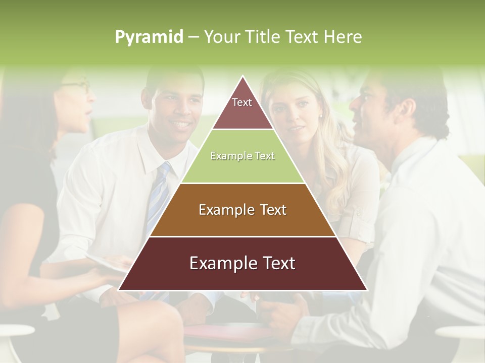 Horizontal Discussion Women PowerPoint Template