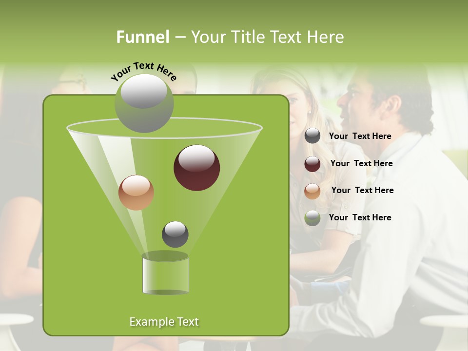 Horizontal Discussion Women PowerPoint Template