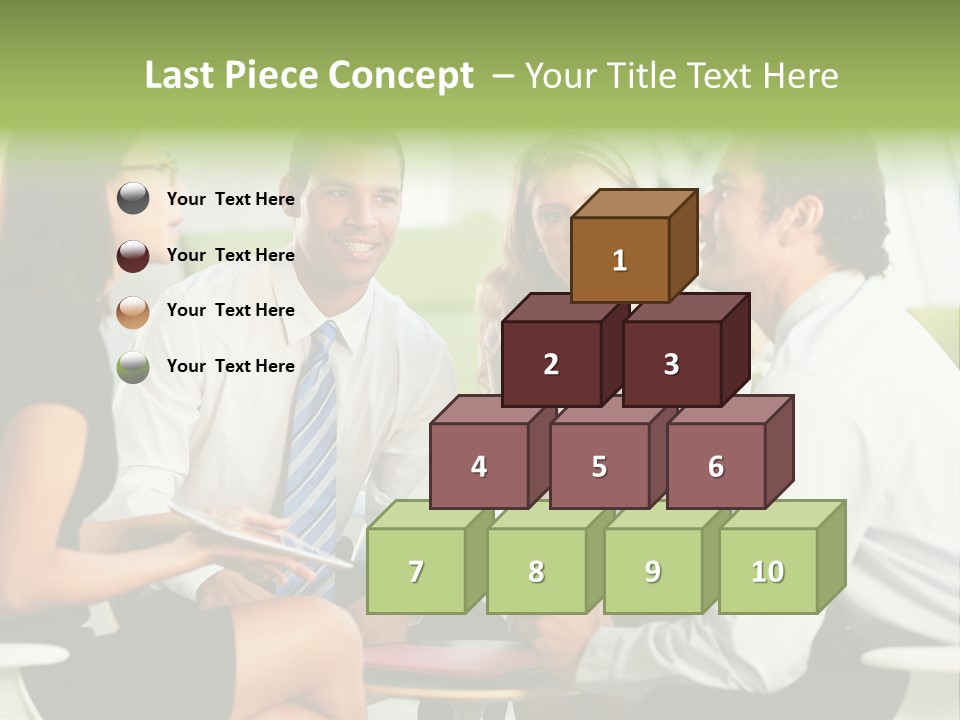 Horizontal Discussion Women PowerPoint Template