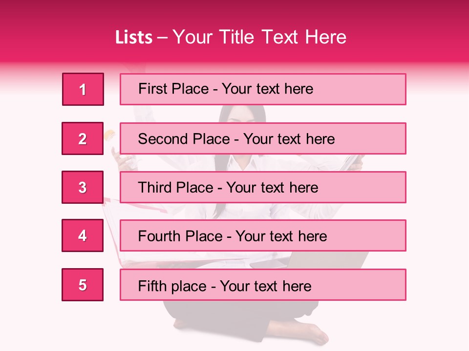 Folder Years Success PowerPoint Template
