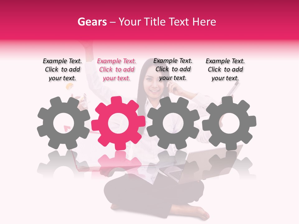 Folder Years Success PowerPoint Template