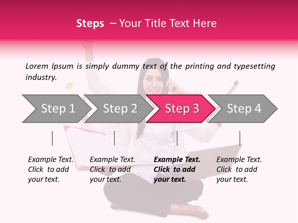 Folder Years Success PowerPoint Template