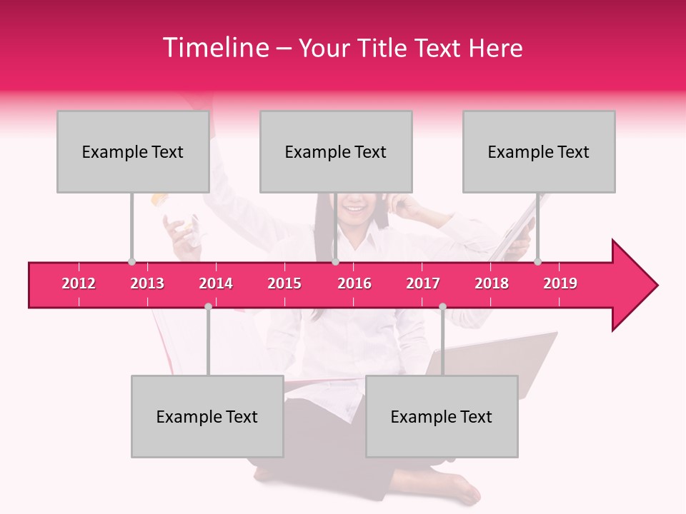 Folder Years Success PowerPoint Template