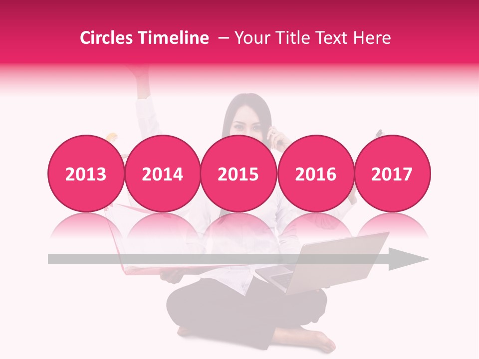 Folder Years Success PowerPoint Template