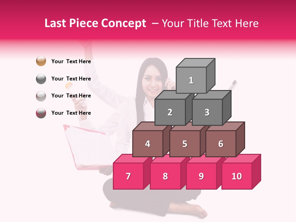 Folder Years Success PowerPoint Template