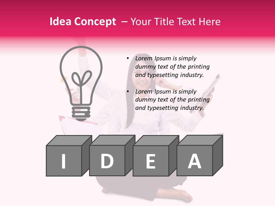 Folder Years Success PowerPoint Template