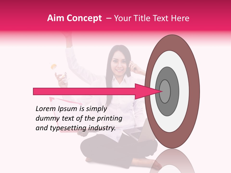 Folder Years Success PowerPoint Template