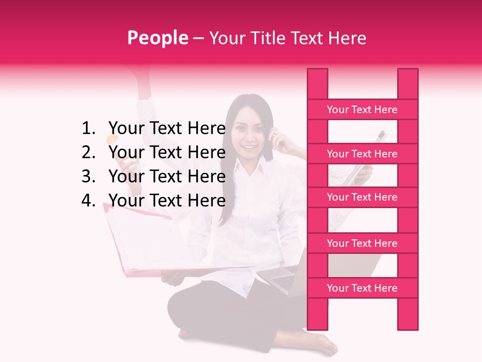 Folder Years Success PowerPoint Template