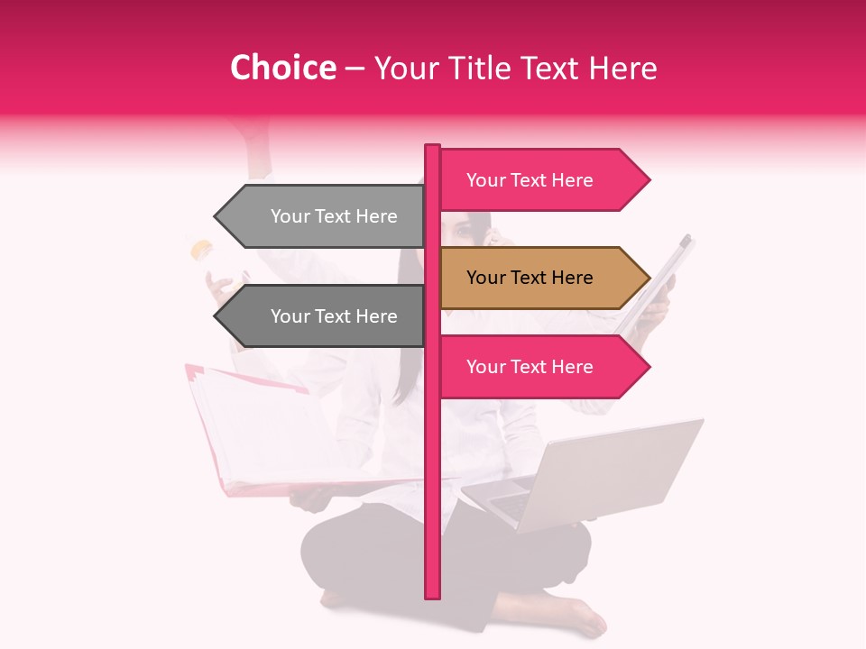 Folder Years Success PowerPoint Template