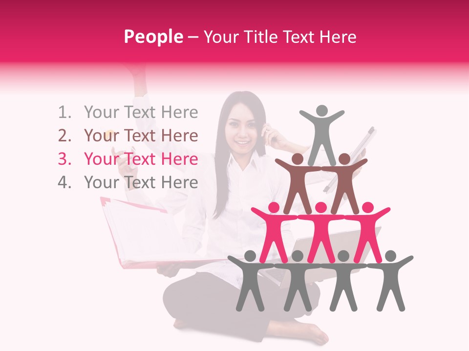 Folder Years Success PowerPoint Template