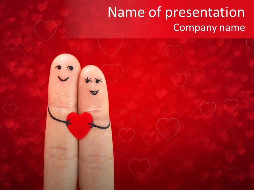 Girl Hand Concept PowerPoint Template