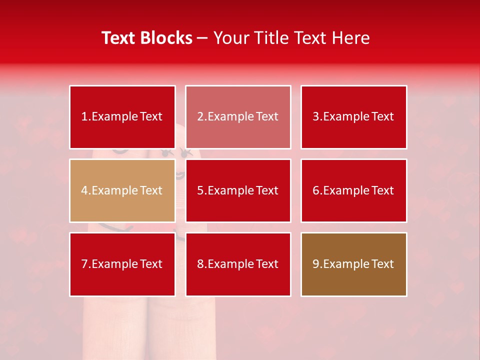 Girl Hand Concept PowerPoint Template