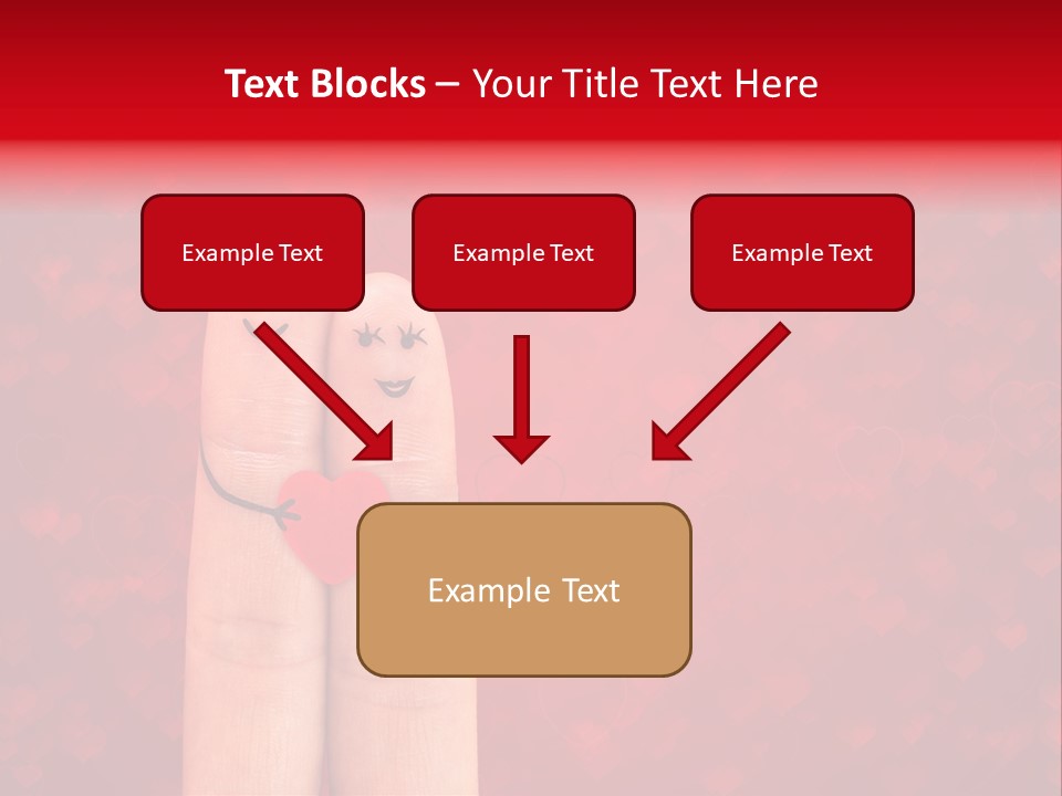 Girl Hand Concept PowerPoint Template