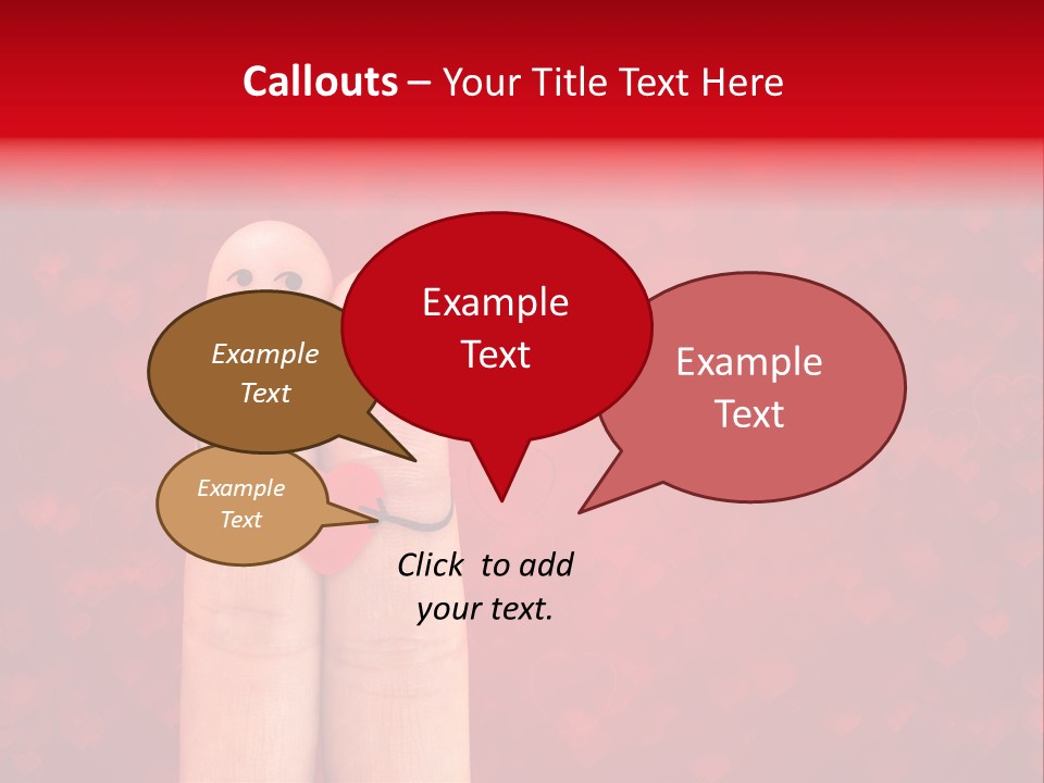 Girl Hand Concept PowerPoint Template