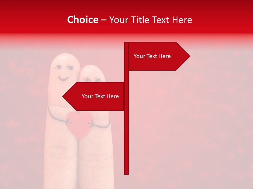 Girl Hand Concept PowerPoint Template