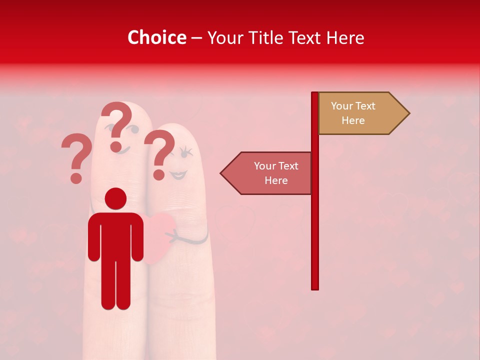 Girl Hand Concept PowerPoint Template