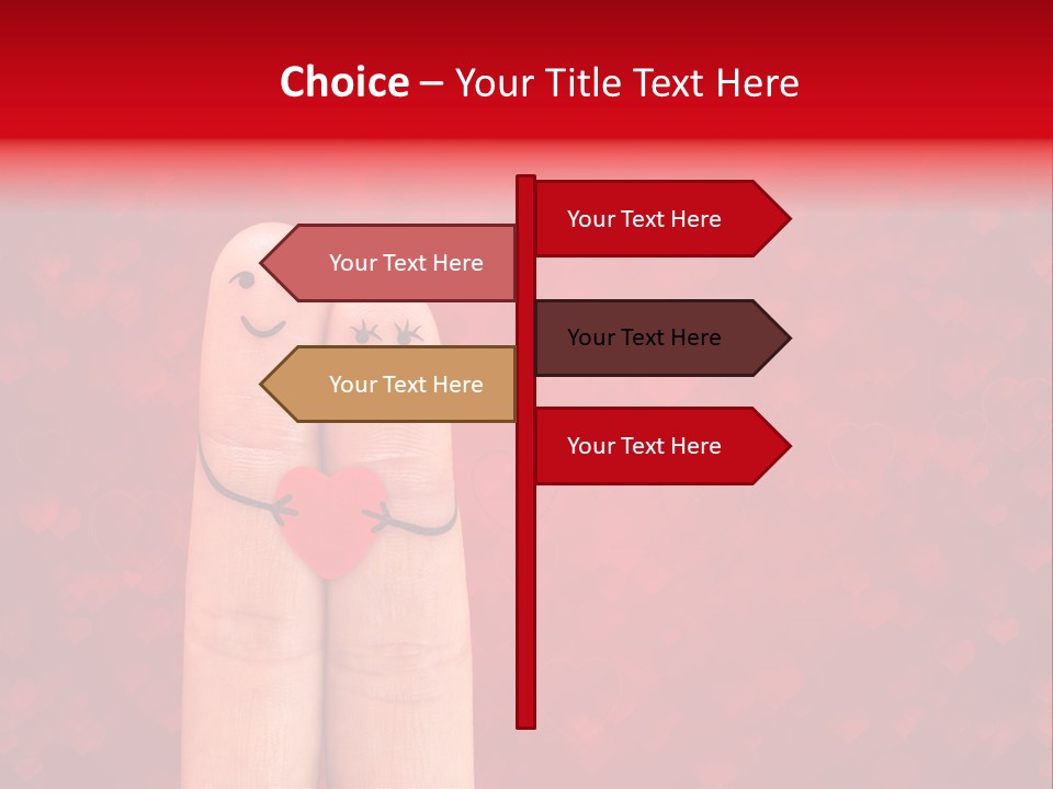 Girl Hand Concept PowerPoint Template