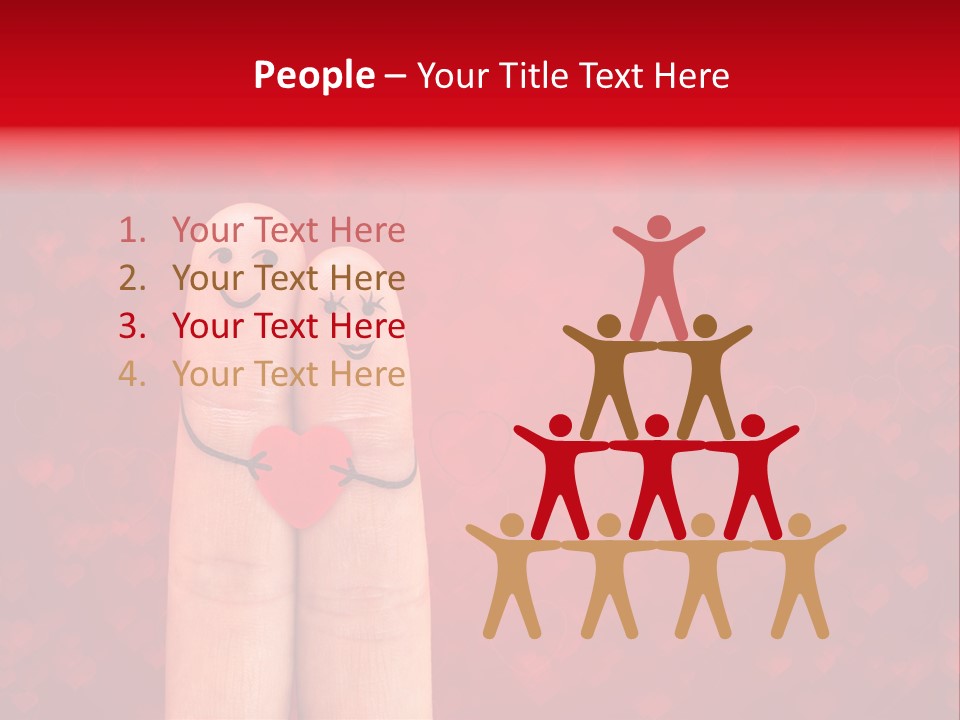 Girl Hand Concept PowerPoint Template