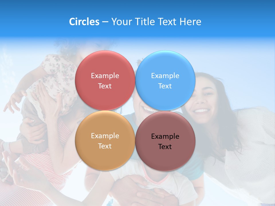 Casual Friends Girl PowerPoint Template