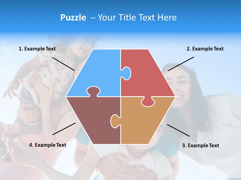 Casual Friends Girl PowerPoint Template