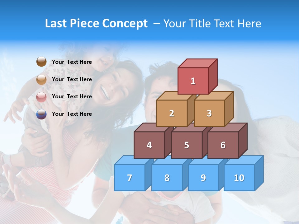 Casual Friends Girl PowerPoint Template