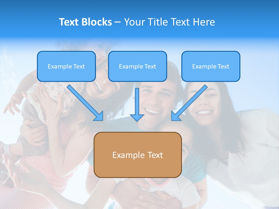 Casual Friends Girl PowerPoint Template