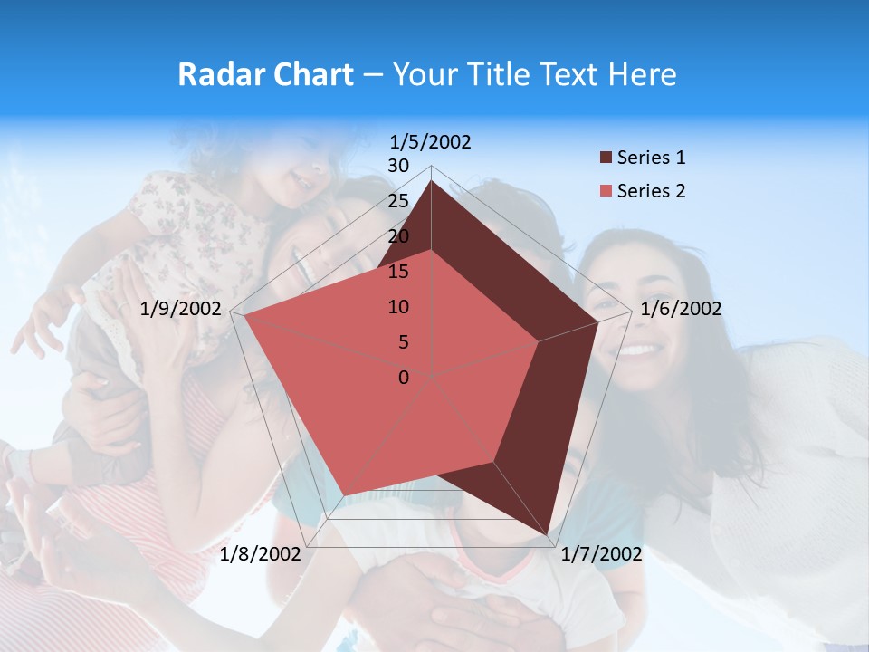 Casual Friends Girl PowerPoint Template