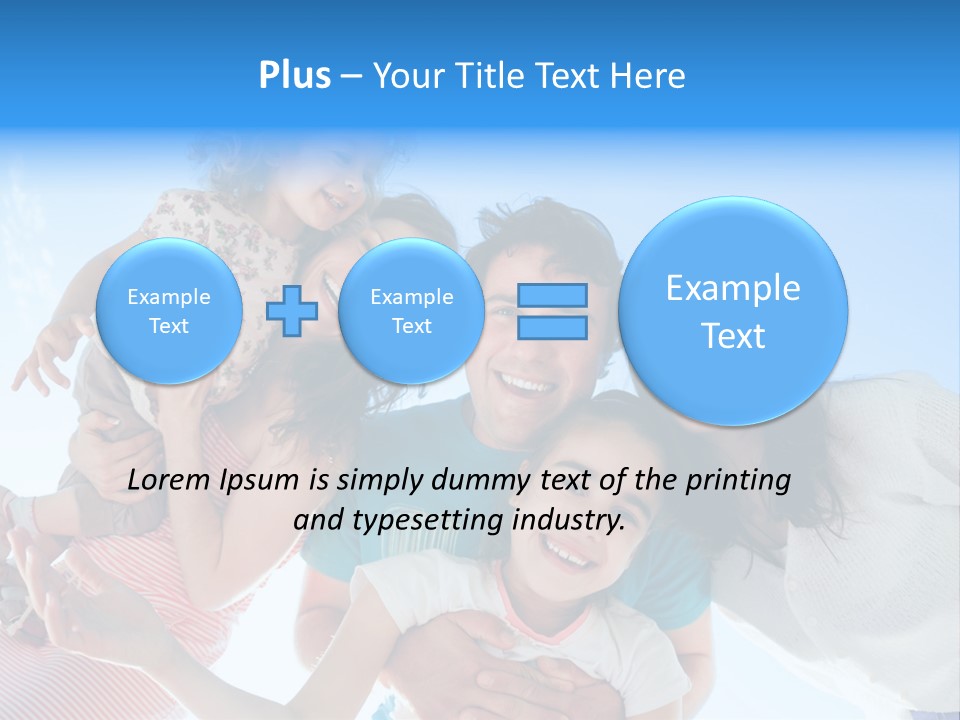 Casual Friends Girl PowerPoint Template